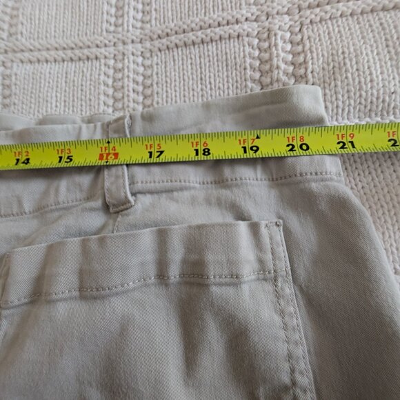 Maeve fun embroidered pant bottom stone/bone ankle pant (20W) - Picture 7 of 16